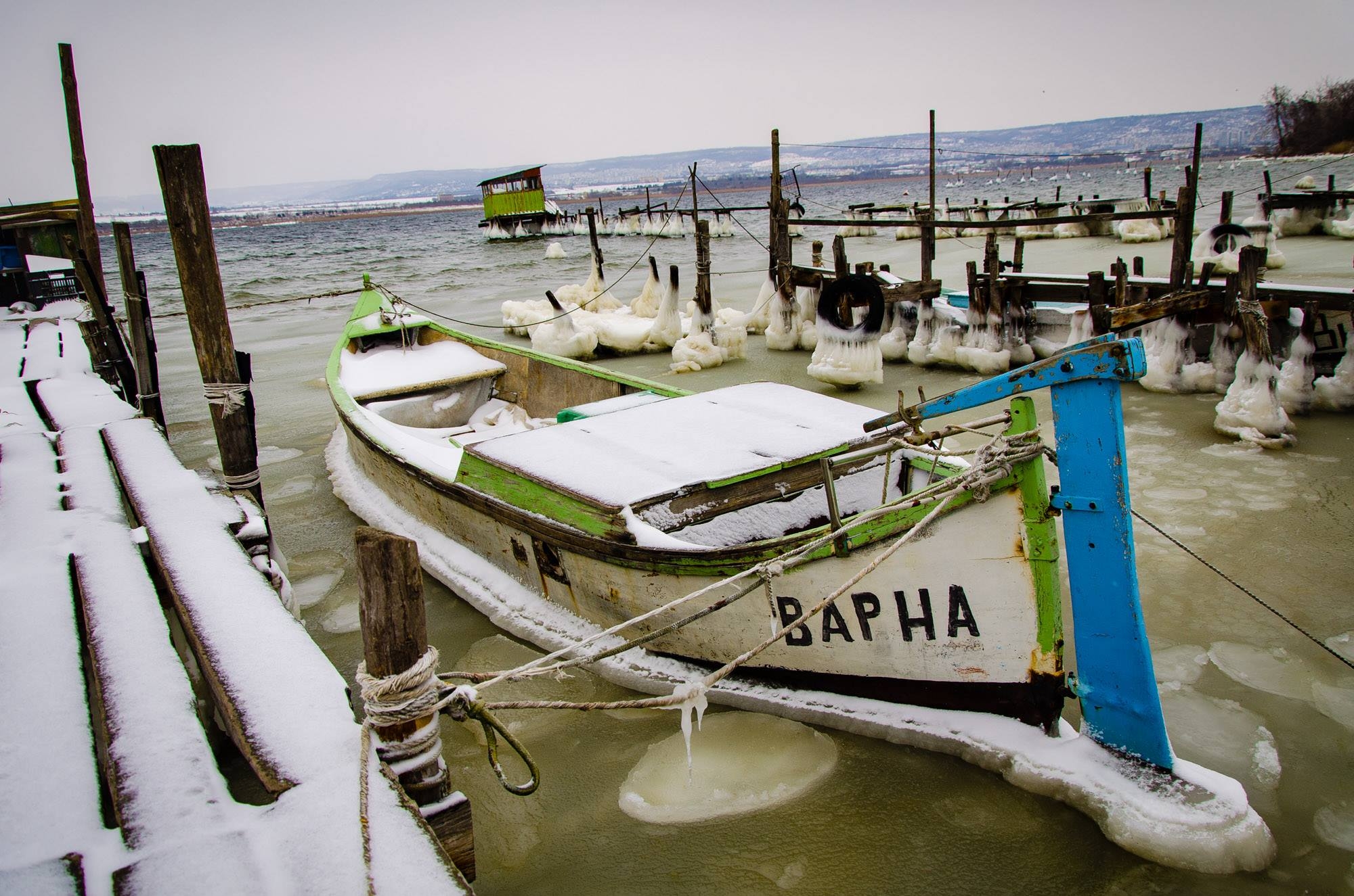 евпатория замерзшее море